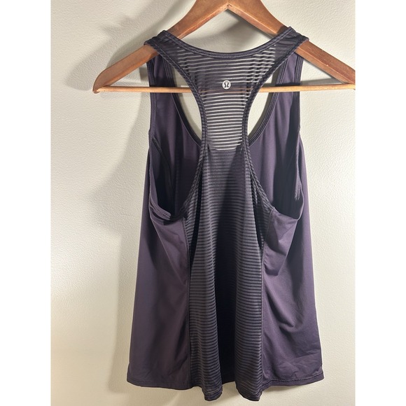 Lululemon Women's Razorback Tank Top Purple Mesh Back - Picture 11 of 16
